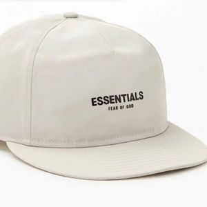 FOG - FEAR OF GOD Essentials x New Era Gray 9Fifty Retro Crown A-Frame Hat 1SZ